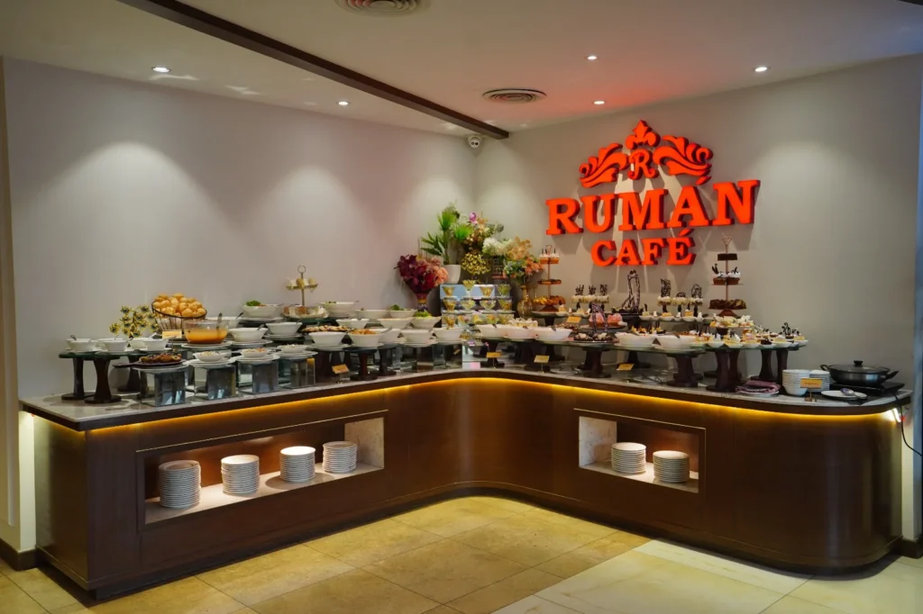 Ruman Cafe pastry and bakery counter Multan